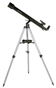 figura telescopio Bresser Stellar 60/800 AZ con Adattatore per Fotocamera Smartphone