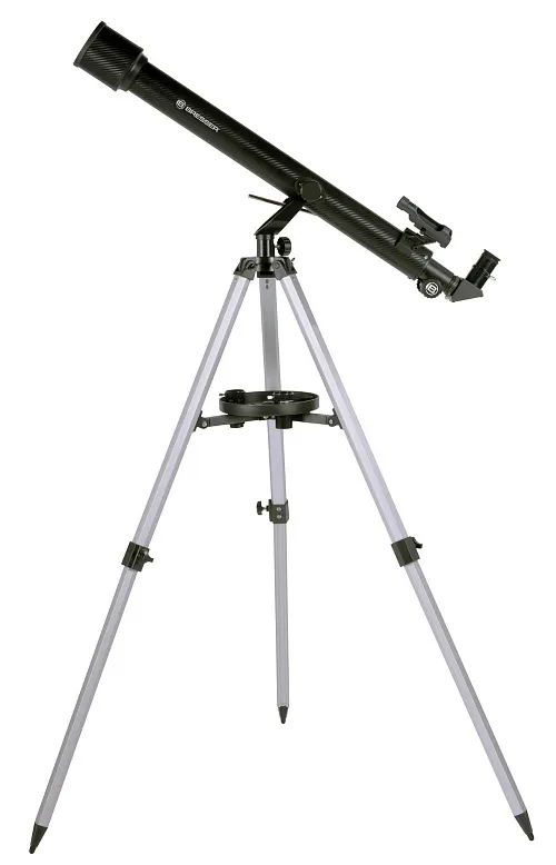 figura telescopio Bresser Stellar 60/800 AZ con Adattatore per Fotocamera Smartphone