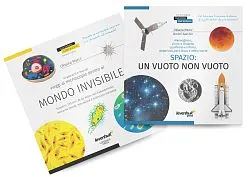 fotografia spazio. Microcosmo. Libro educativo in 2 volumi, copertina rigida