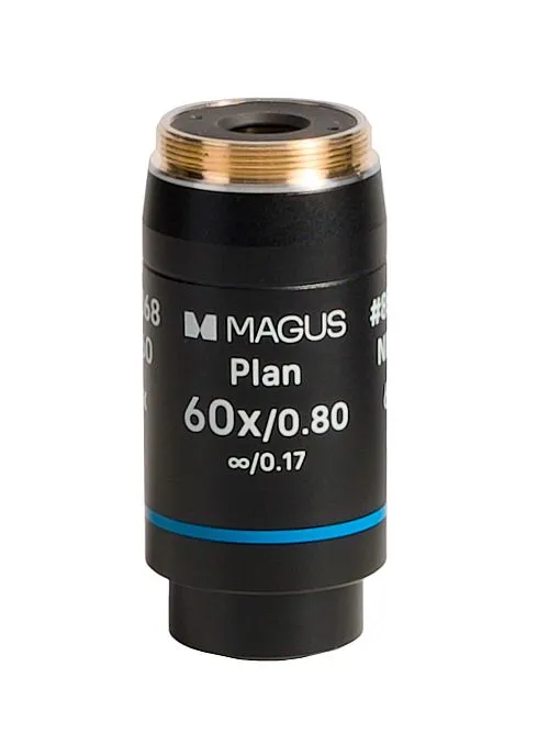 foto obiettivo MAGUS 60PL60 Plan 60х/0,80 ∞/ 0,17 H60 mm,  1