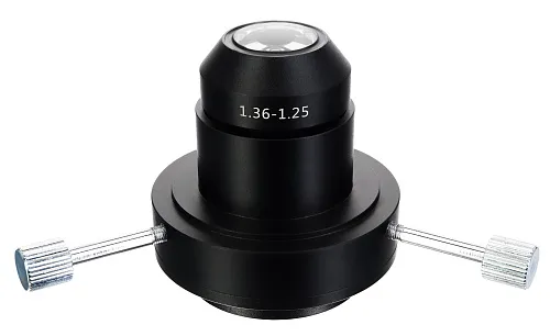 foto condensatore a campo oscuro Levenhuk MED (a olio, NA 1,36–1,25) per microscopi MED 30/35/40/45,  1