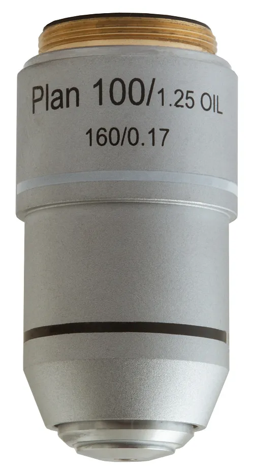 fotografia obiettivo planacromatico Levenhuk MED 100x,  1
