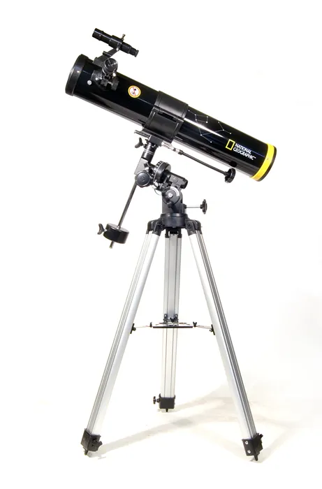 figura telescopio Riflettore Bresser National Geographic 76/700 EQ