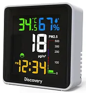 foto stazione meteo Levenhuk Discovery Report WA30 con monitor del particolato nell’aria