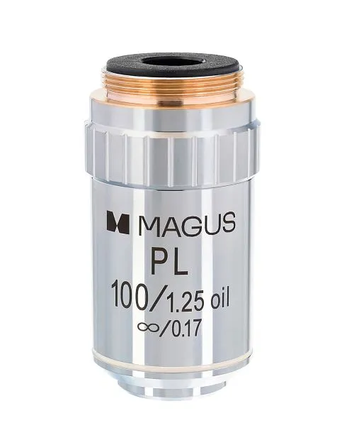 figura obiettivo planare all’infinito MAGUS MP100 OIL 100x/1,25 ∞/0,17,  1