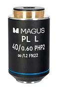 foto obiettivo MAGUS 40HP 40х/0,60 Plan L fase PHP2 ∞/1,2 WD 3,5 mm
