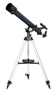 figura telescopio Levenhuk Discovery Spark 607 AZ con libro