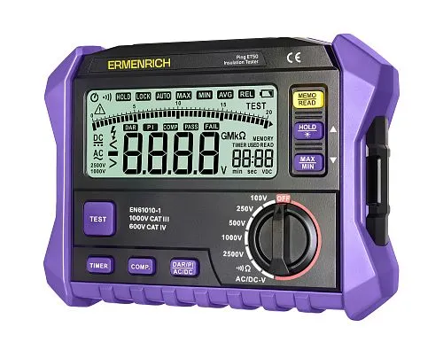 figura tester di isolamento Ermenrich Ping ET50,  1