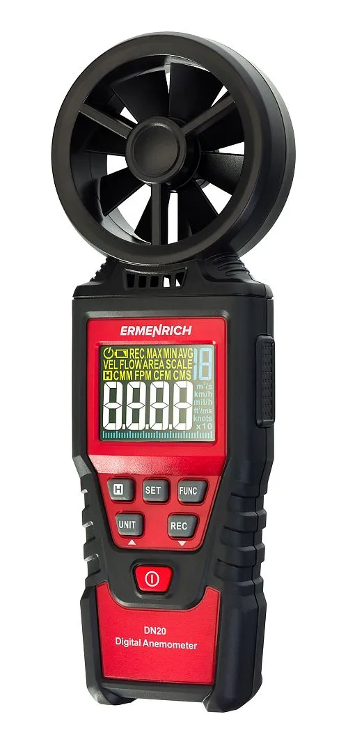 immagine anemometro digitale Ermenrich Seek DN20