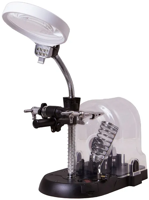 immagine lente d’ingrandimento nera Levenhuk Zeno Multi ML17,  1