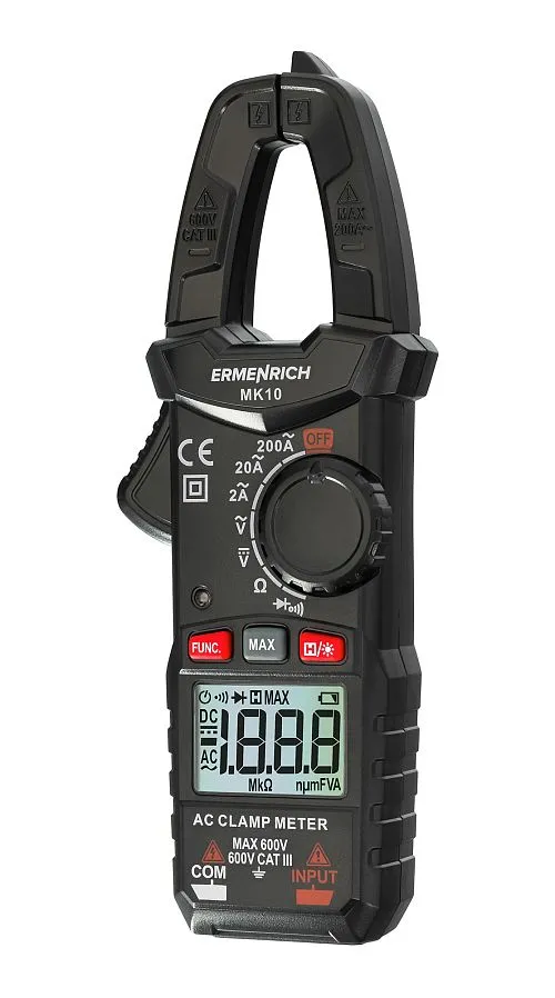 foto pinza amperometrica digitale Ermenrich Ping MK10,  1