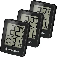 immagine bresser Set di 3 igrometri Temeo, nero