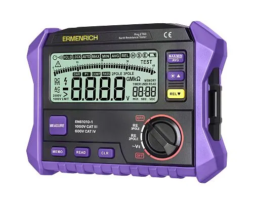 immagine tester per resistenza di terra Ermenrich Ping ET60,  1
