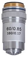 figura obiettivo acromatico Levenhuk MED 60x