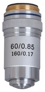figura obiettivo acromatico Levenhuk MED 60x