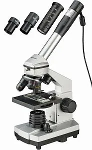 fotografia microscopio Bresser Junior 40–1024x, con custodia rigida