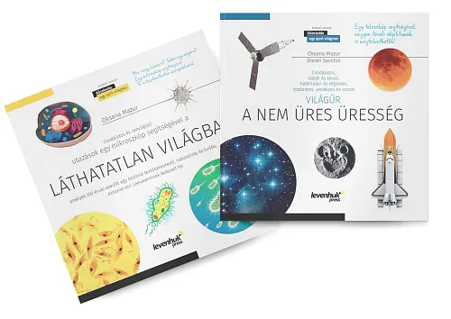 fotografia spazio. Microcosmo. Libro educativo in 2 volumi, copertina rigida,  1