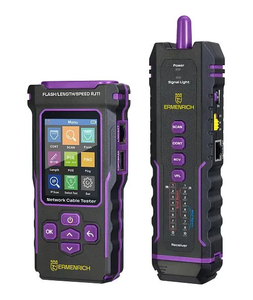 fotografia tester per cavi multifunzione Ermenrich NetGeeks NP50,  1