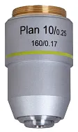immagine obiettivo planacromatico Levenhuk MED 10x