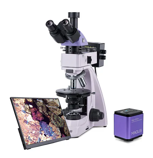 foto microscopio polarizzatore digitale MAGUS Pol D850 LCD,  1