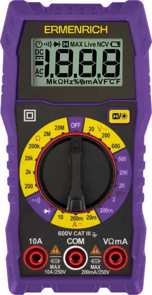 figura multimetro digitale Ermenrich Zing TC07,  1
