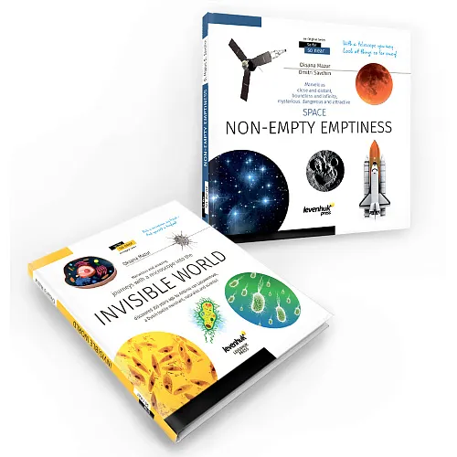 fotografia spazio. Microcosmo. Libro educativo in 2 volumi, copertina rigida,  1