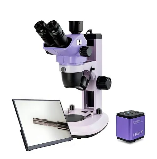 figura microscopio stereoscopico digitale MAGUS Stereo D7T LCD PLUS,  1