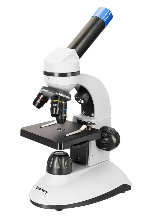 immagine microscopio digitale Levenhuk Discovery Nano Polar con libro