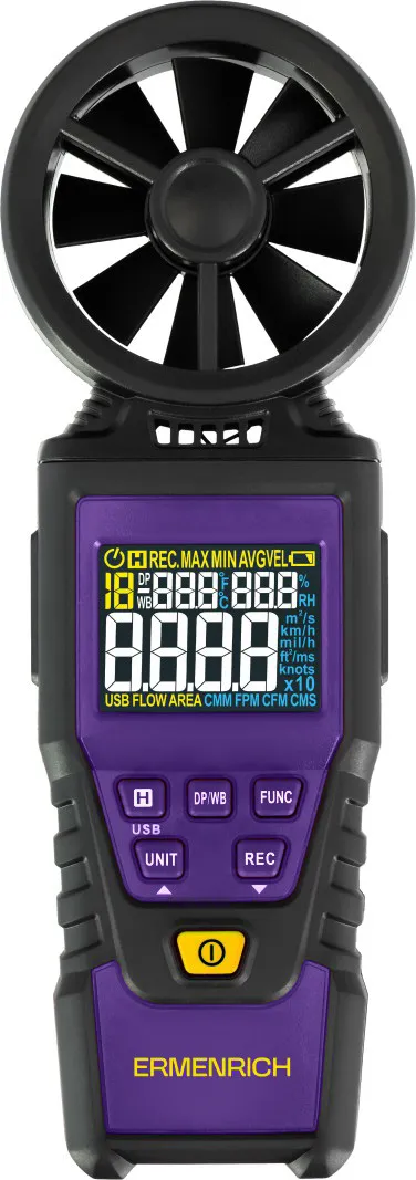 foto anemometro digitale Ermenrich Seek DN30,  1