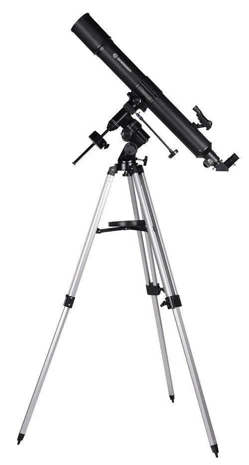 fotografia telescopio Bresser Quasar 80/900 EQ con Adattatore per Fotocamera Smartphone,  1