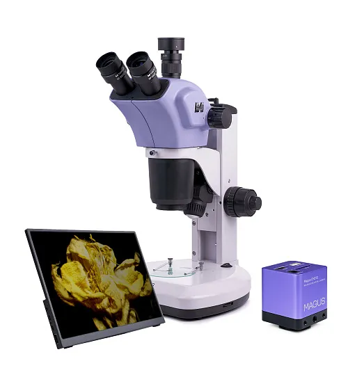 figura microscopio stereoscopico digitale MAGUS Stereo D9T LCD,  1