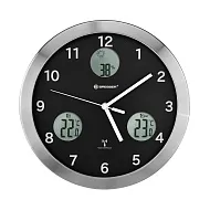 fotografia orologio da parete Bresser MyTime io 30 cm, nero