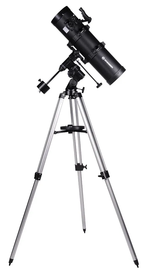 foto telescopio Bresser Spica 130/650 EQ3 con Adattatore per Fotocamera Smartphone,  1