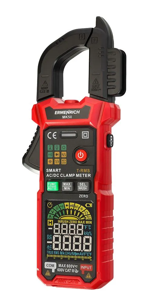 immagine pinza amperometrica digitale Ermenrich Ping MK50