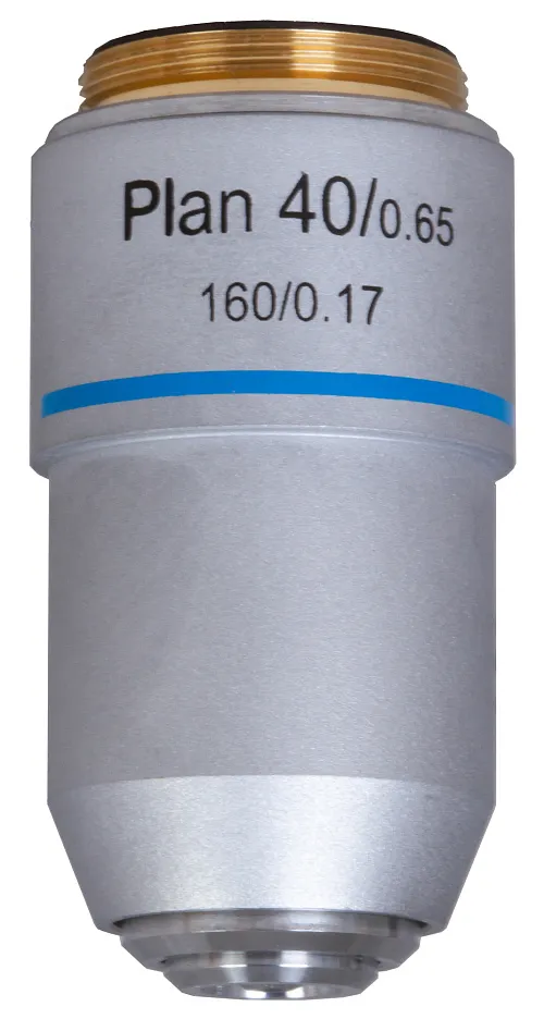 figura obiettivo planacromatico Levenhuk MED 40x,  1