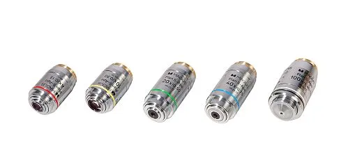 fotografia set di obiettivi MAGUS FL S-APO60 PlanF S-Apo 4х/10х/20х/40х/100х a olio ∞/ 0,17 H60 mm,  1