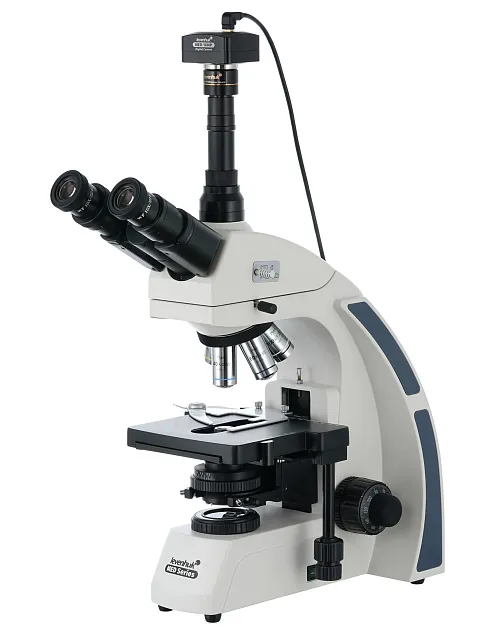 figura microscopio trinoculare digitale Levenhuk MED D40T,  1