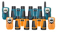 fotografia set con walkie talkie e binocoli Levenhuk LabZZ WTT10