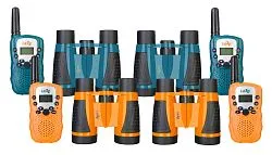 fotografia set con walkie talkie e binocoli Levenhuk LabZZ WTT10