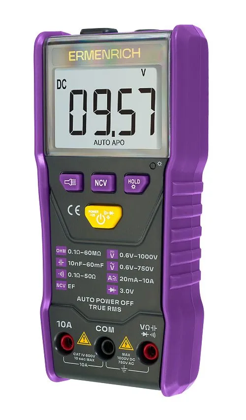 immagine multimetro digitale Ermenrich Zing TC20,  1