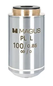 figura obiettivo MAGUS 100PLL 100х/0,85 Plan L WD 0,40 mm