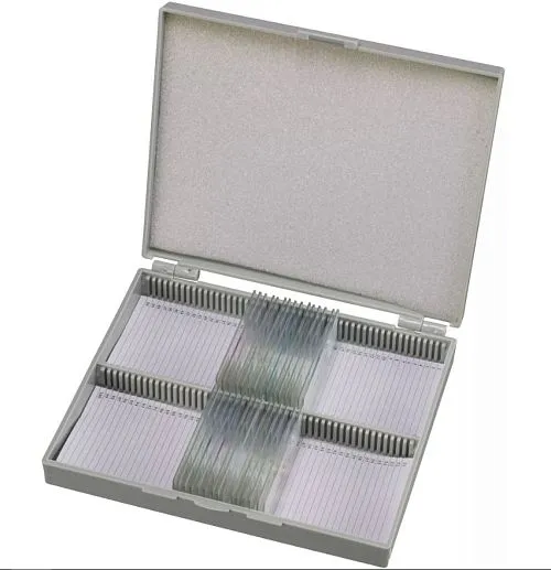 fotografia set di Vetrini Preparati Bresser 50 pezzi con Scatola,  1