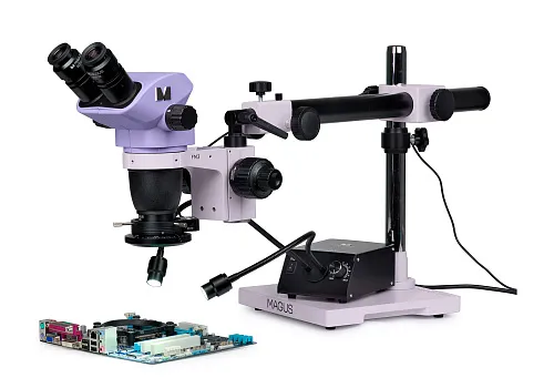 immagine microscopio stereoscopico MAGUS Stereo 8BR per riparazione elettronica,  1