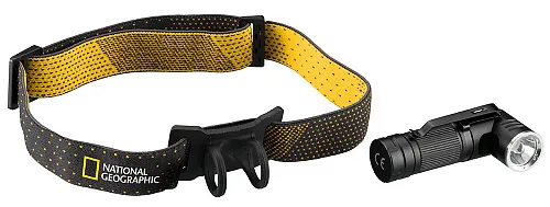 fotografia torcia Bresser National Geographic ILUMINOS 450 LED con supporto testa,  1