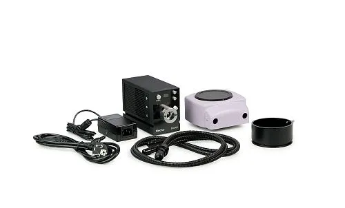 immagine luce episcopica a LED MAGUS CEI A18 con alimentatore e inserto per obiettivo,  1