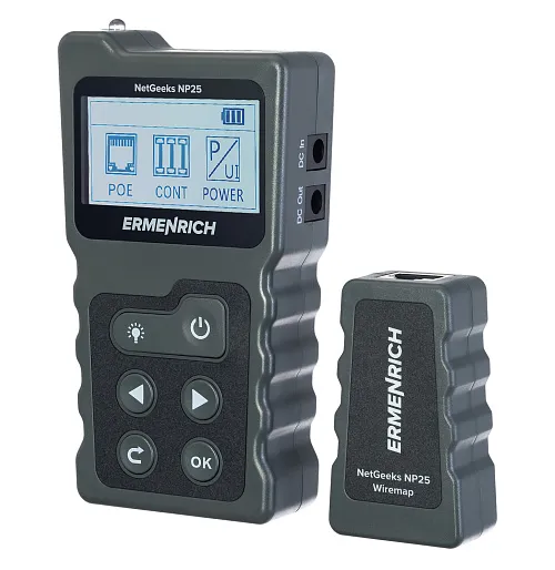 foto tester PoE Ermenrich NetGeeks NP25,  1