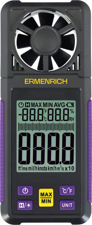 foto anemometro digitale Ermenrich Seek DN10,  1