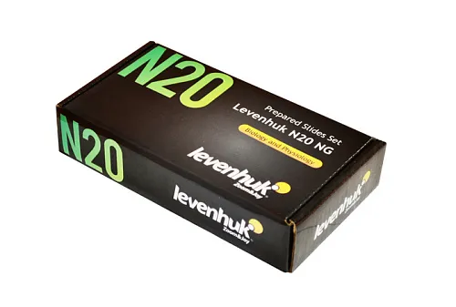 figura set di vetrini preparati Levenhuk N20 NG,  1