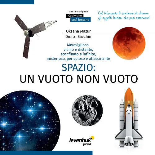 immagine spazio. Vuoto non-vuoto. Libro educativo