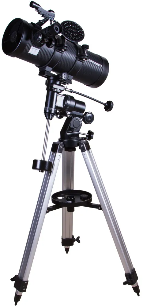 fotografia telescopio Bresser Pluto 114/500 EQ,  1